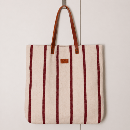 Sac cabas Minorque rouge