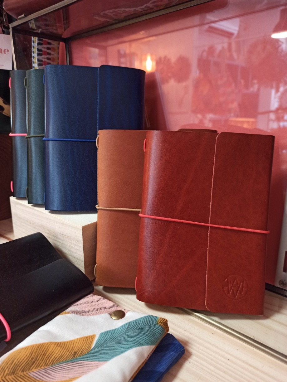 Carnet couverture cuir à tannage végétal