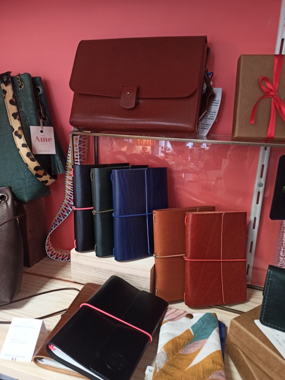 Carnet couverture cuir à tannage végétal