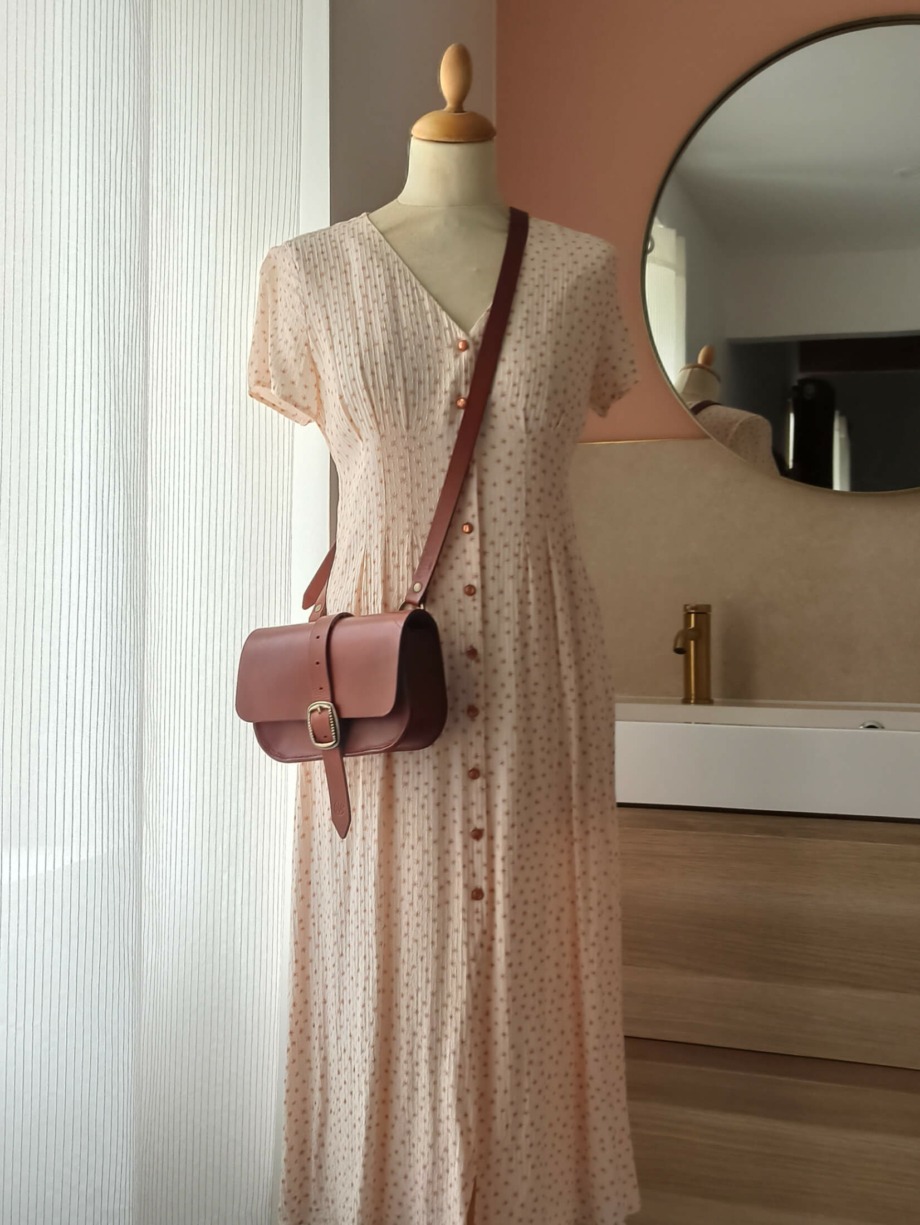 Sac cuir Alma cousu main