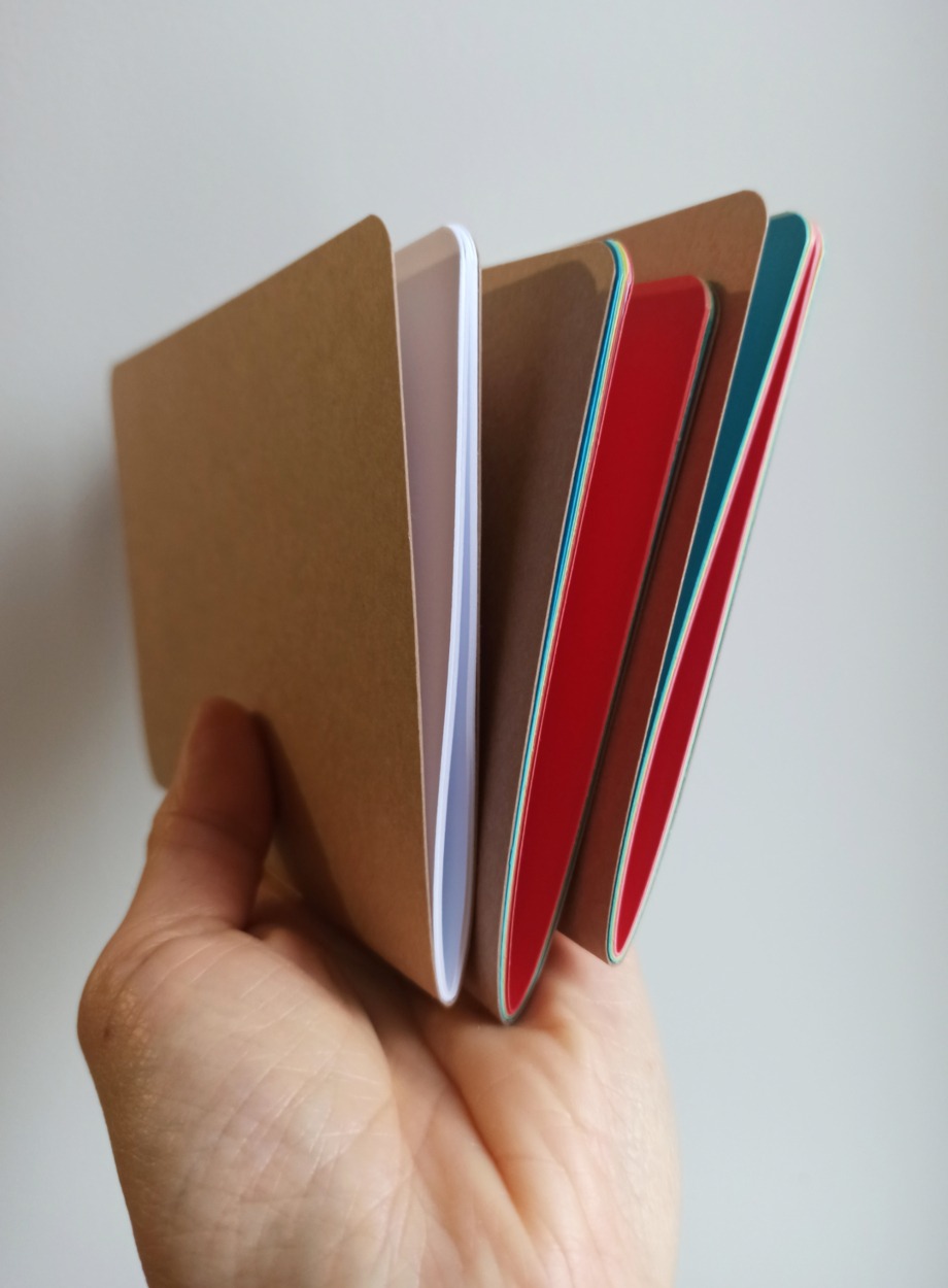 Recharge carnet à couverture cuir lot de 3 carnets