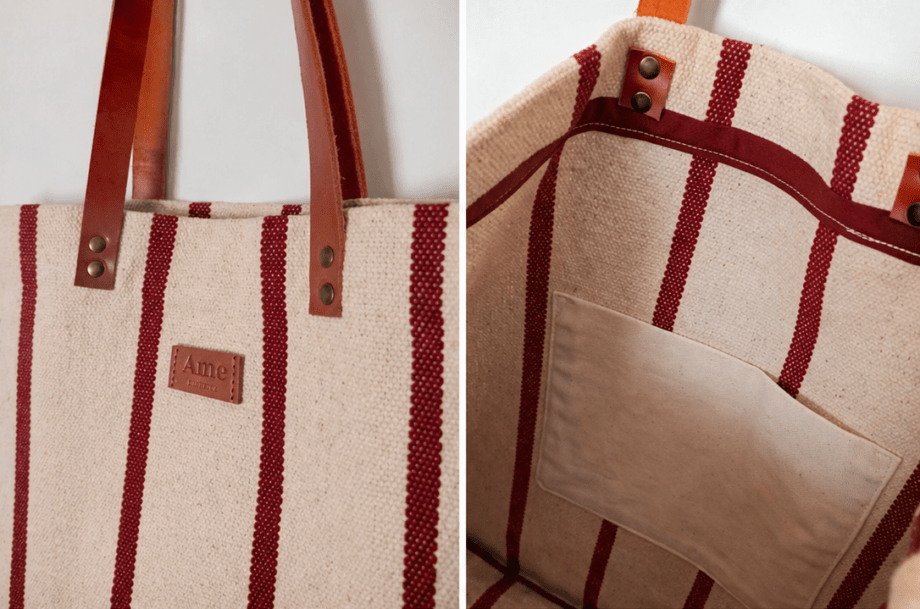 Sac cabas Minorque rouge