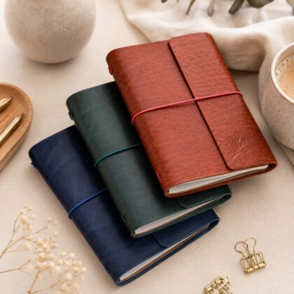 Carnets en cuir de l'atelier Ame