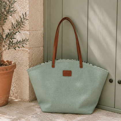 Sac Majorque panier Menthe L'atelier Ame